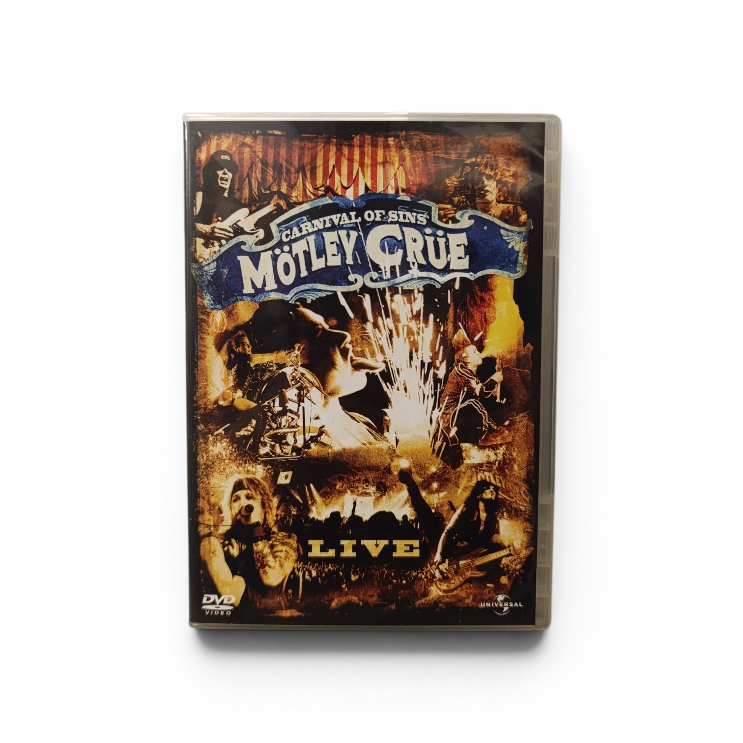 Mötley Crüe – Carnival Of Sins Live (2 DVD) – Türkiye Baskısı / Nadir Tiglon Sürümü